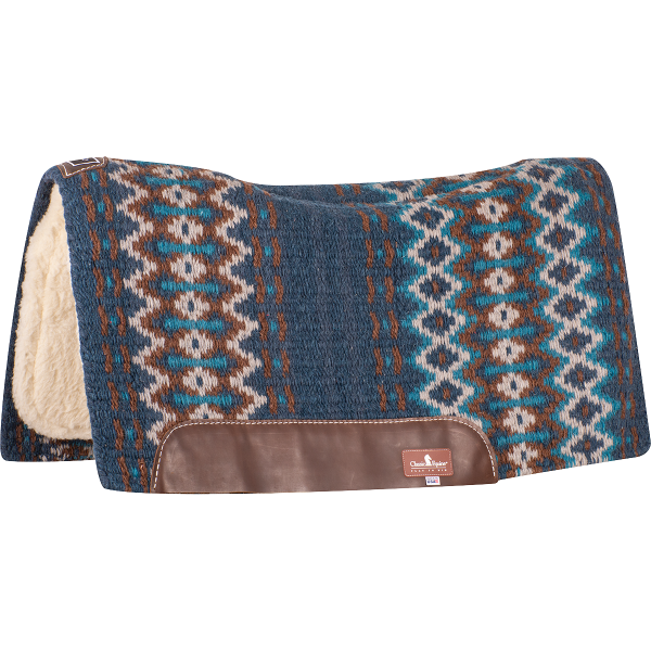 Classic Equine Sensorflex Wool Contoured Top Saddle Pad