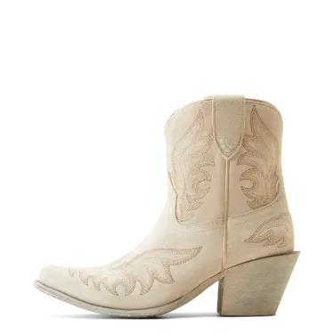 Ariat Women's Chandler Western Boots - White Suede, Size: 5.5