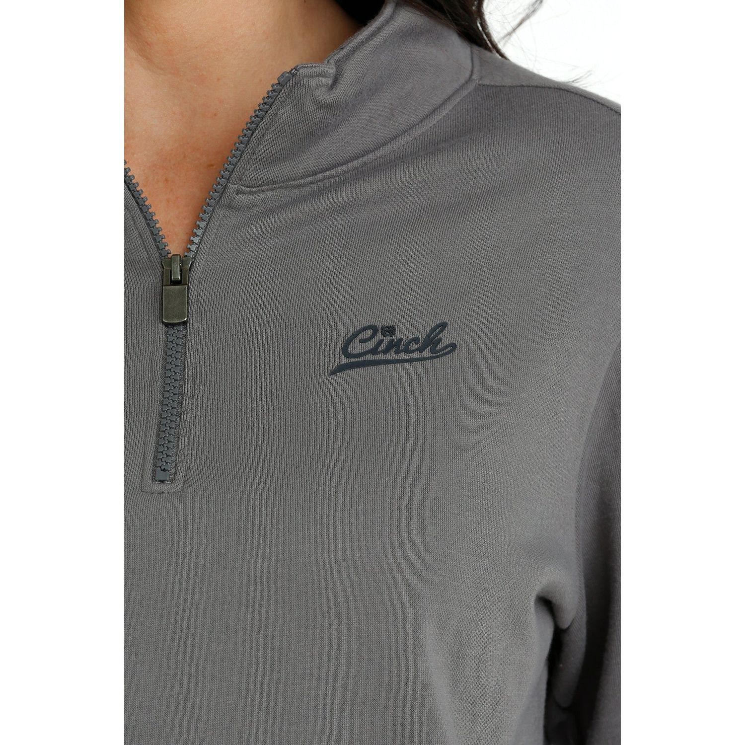 Cruel Women's 1/4 Zip Pullover - Grey
