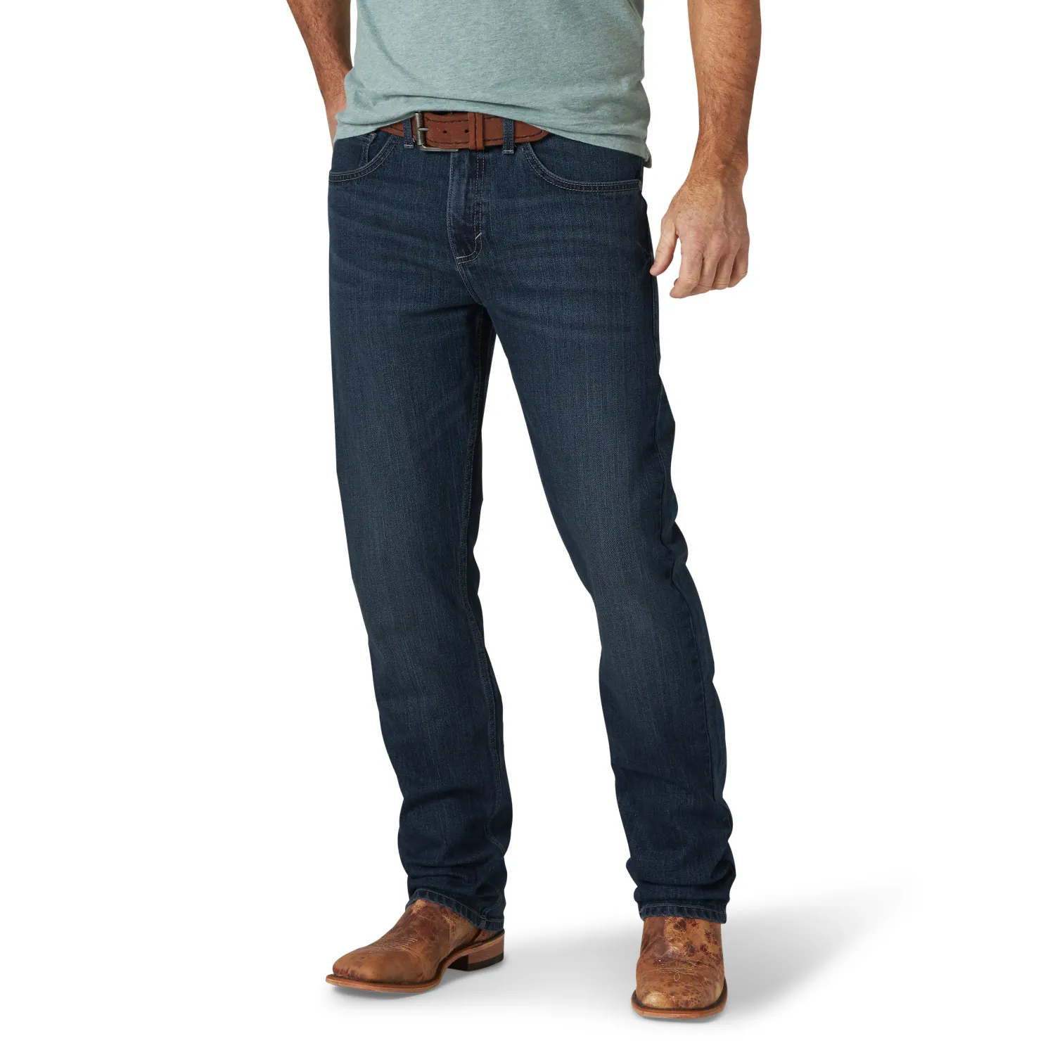 Wrangler Mens 20x No.44 Slim Straight Jeans - 44MWXOZ, Length: 30, Waist: 28