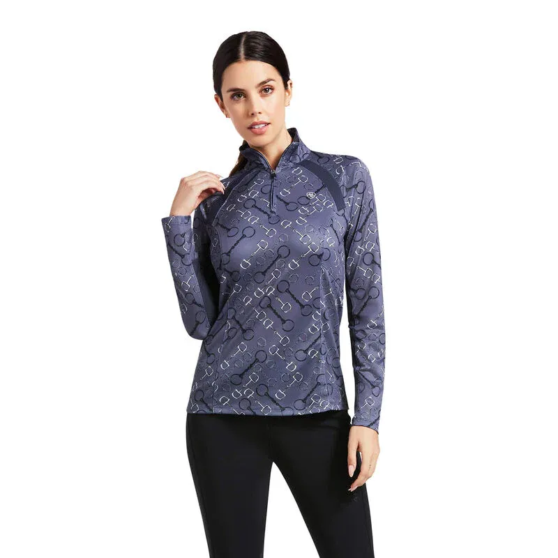 Womens Ariat Sunstopper 2.0 1/4 Zip Baselayer