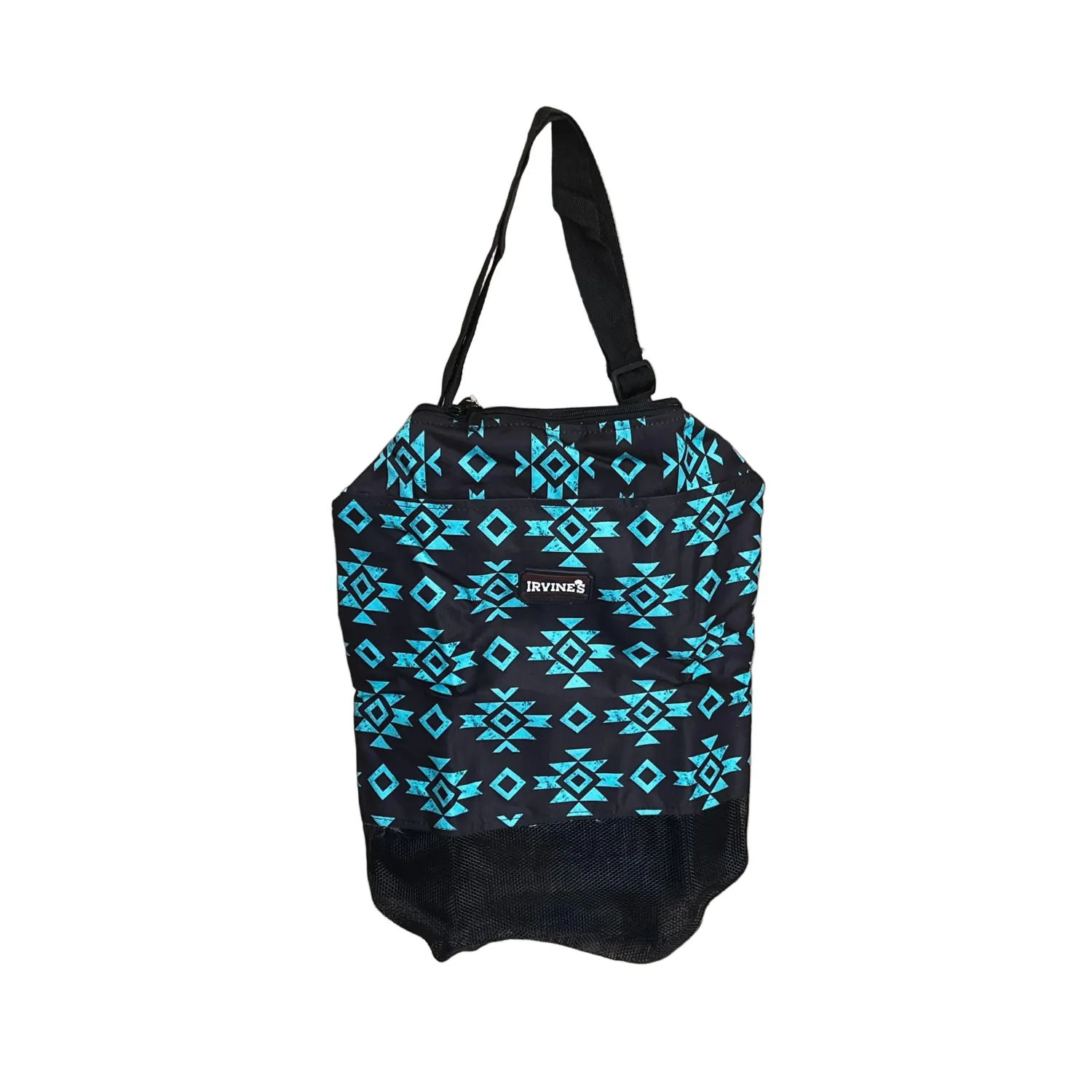 Irvine Multi Purpose Tote Back W/Mesh Bottom, Color: Aztec Black