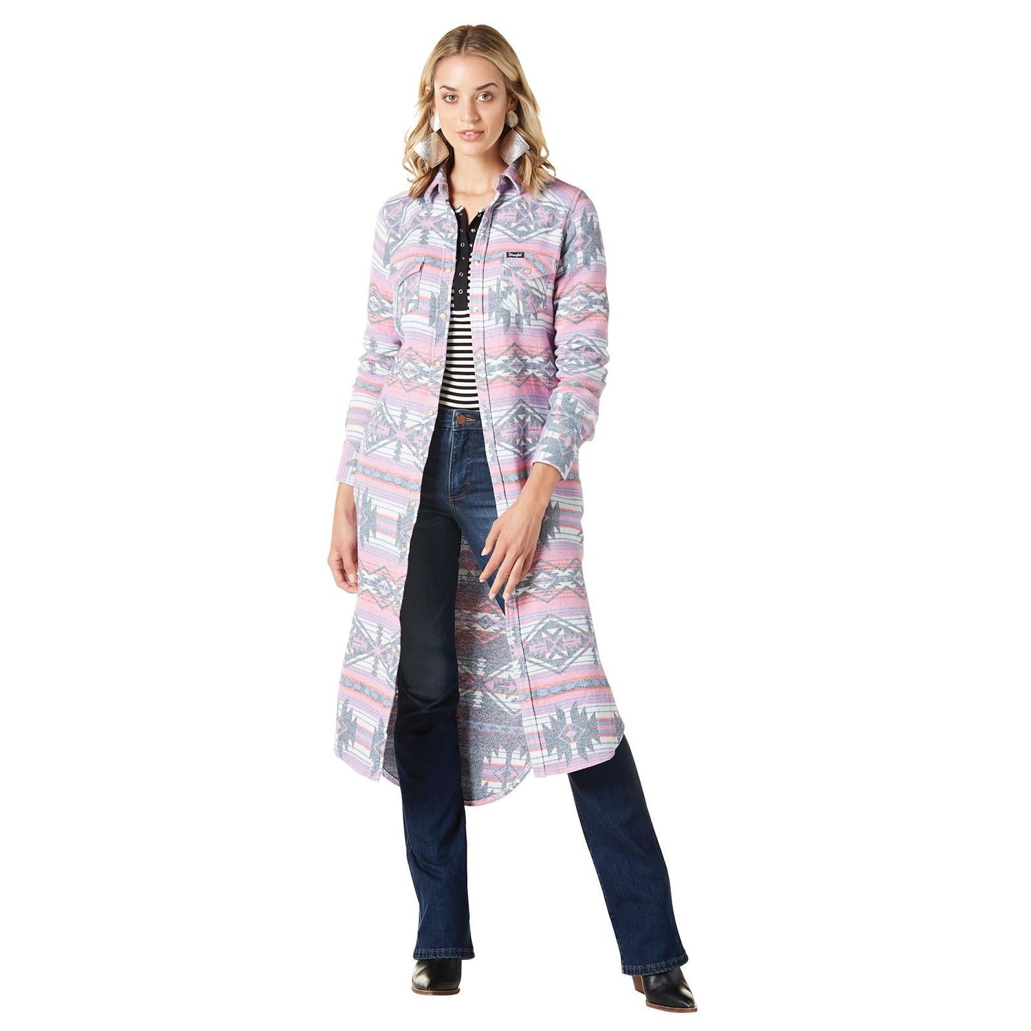 Wrangler Women's Retro Americana Duster Dress - Multi