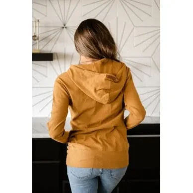 Ampersand Full Zip Sweatshirt - Maple
