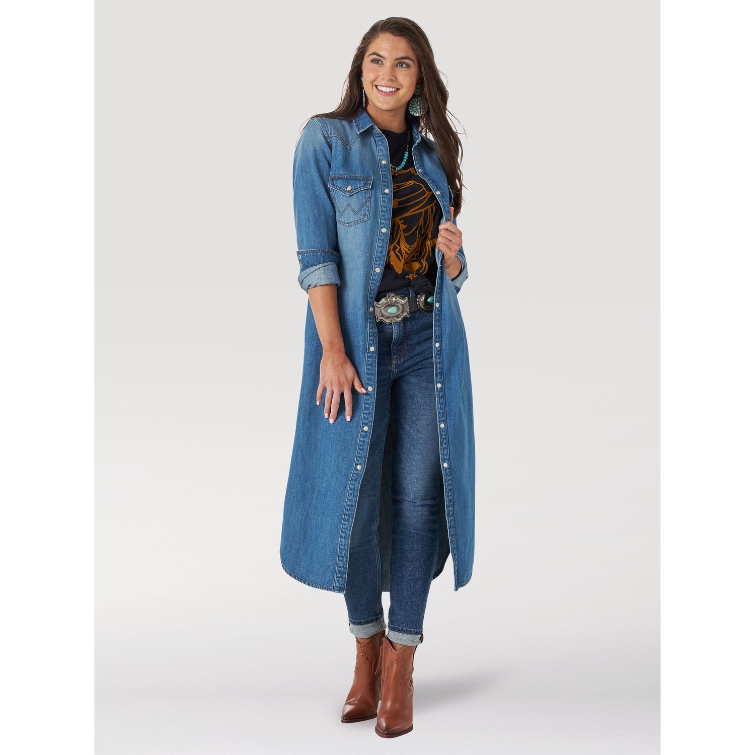 Wrangler Womens Retro Woven Dress