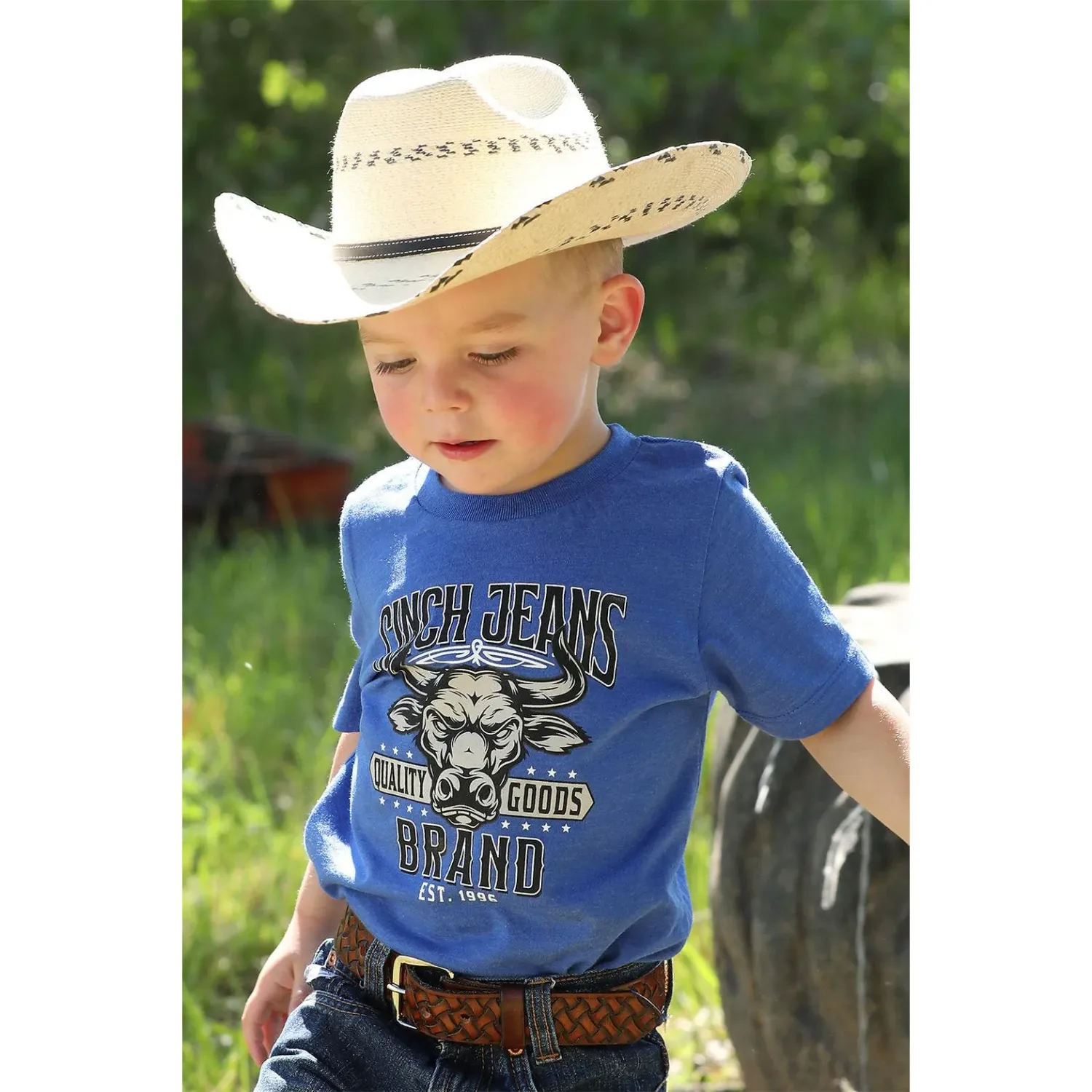 Cinch Toddler Boy's Short Sleeve Tee Shirt - Royal