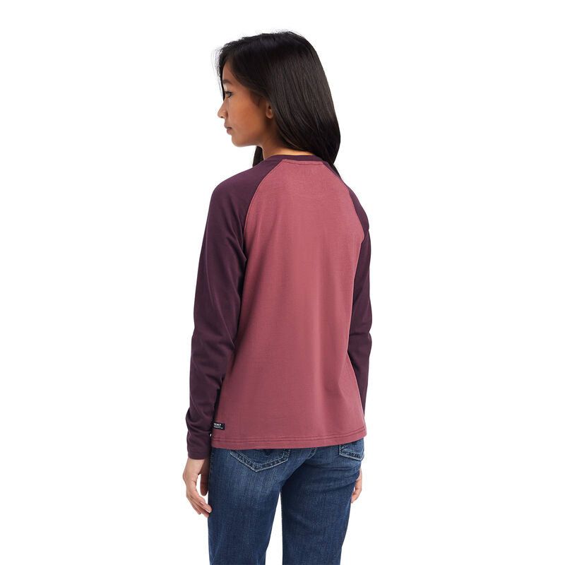 Ariat Youth Varsity LS T-Shirt