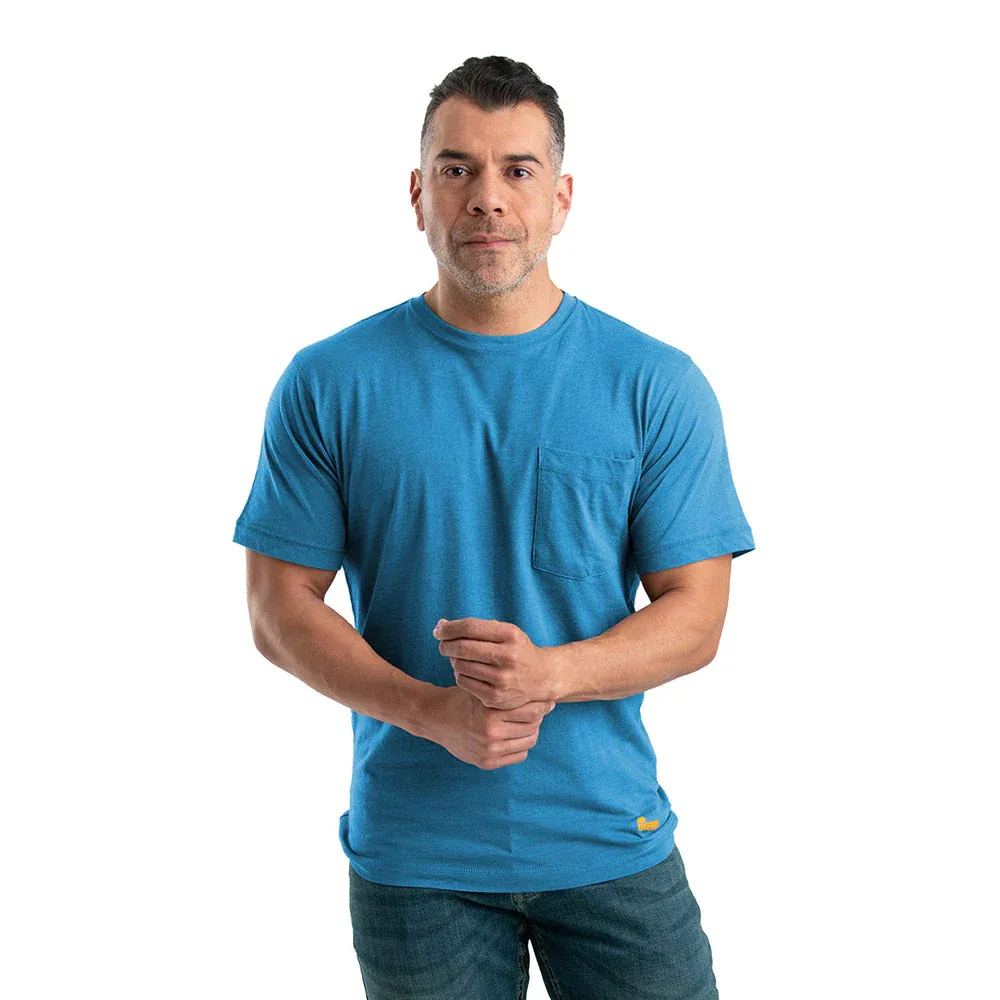 Berne Men's Lightweight SS Performance T-Shirt - Riptide