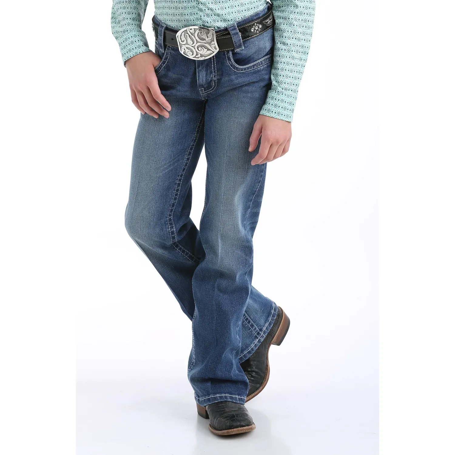 Cinch Girl's Jeans - Indigo, Size: 7