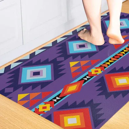 Western Varieties Non Slip Anti Fatigue Floor Mat - Thunder Spirit, Color: Burgundy