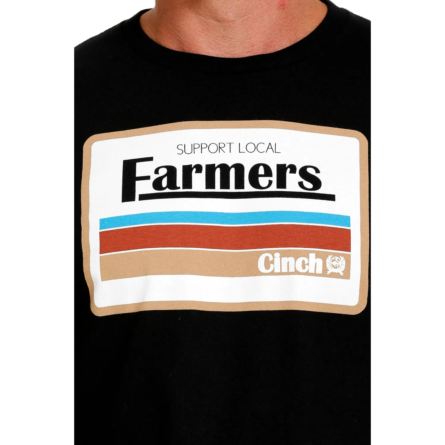 Cinch Men's Short Sleeve Tee - Black