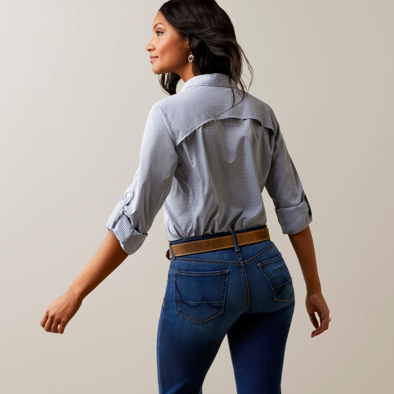 Ariat Women's VentTEK Stretch Shirt - Coastal Fjord Check