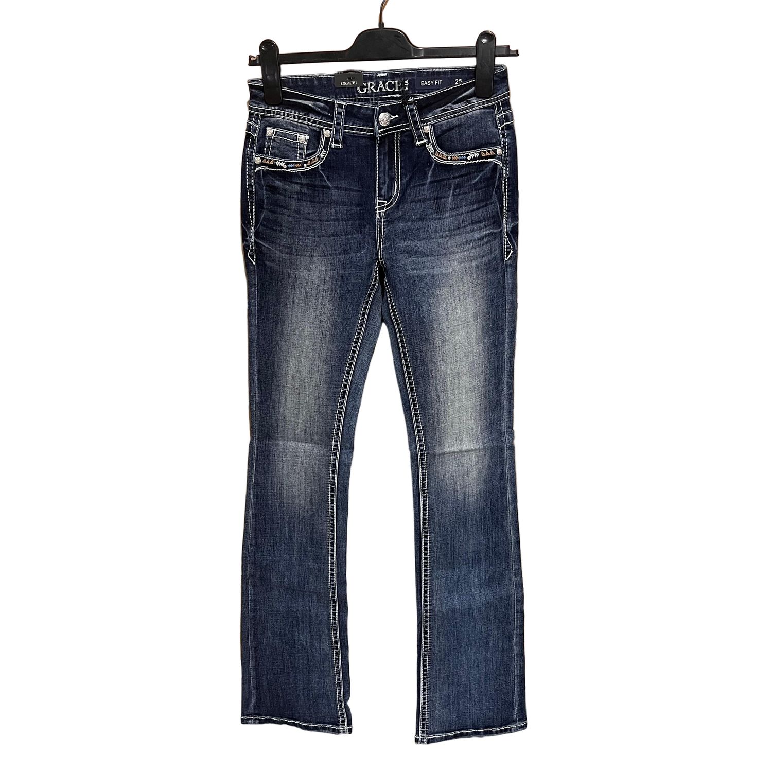 Grace in LA Women's Aztec Modify Jeans
