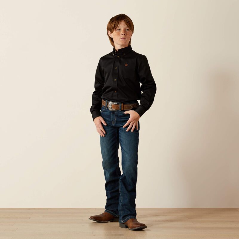 Ariat Boy's B4 Slim Chief Straight Leg Jeans - Mineral Blue