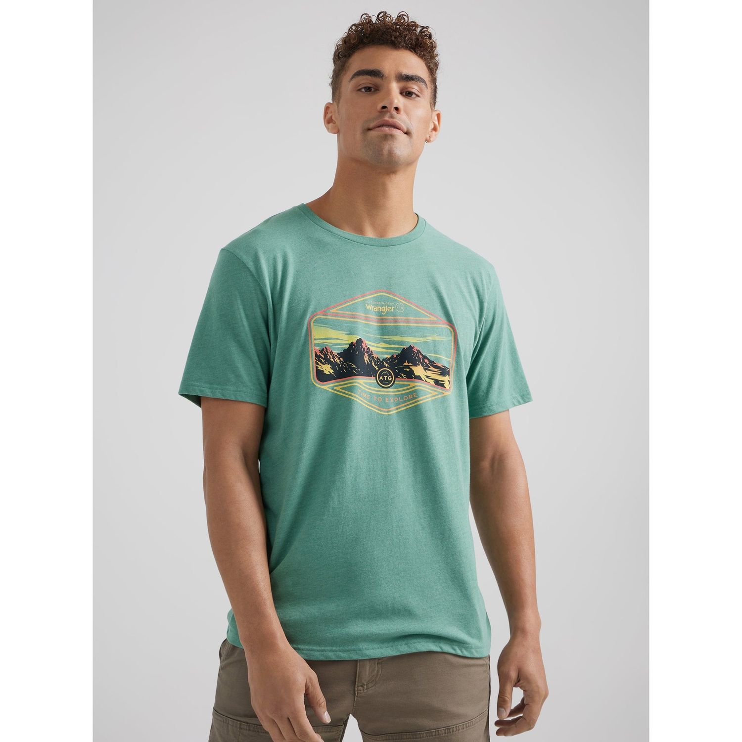 Wrangler Men's ATG Short Sleeve Lifestyle Shirt - Altitude