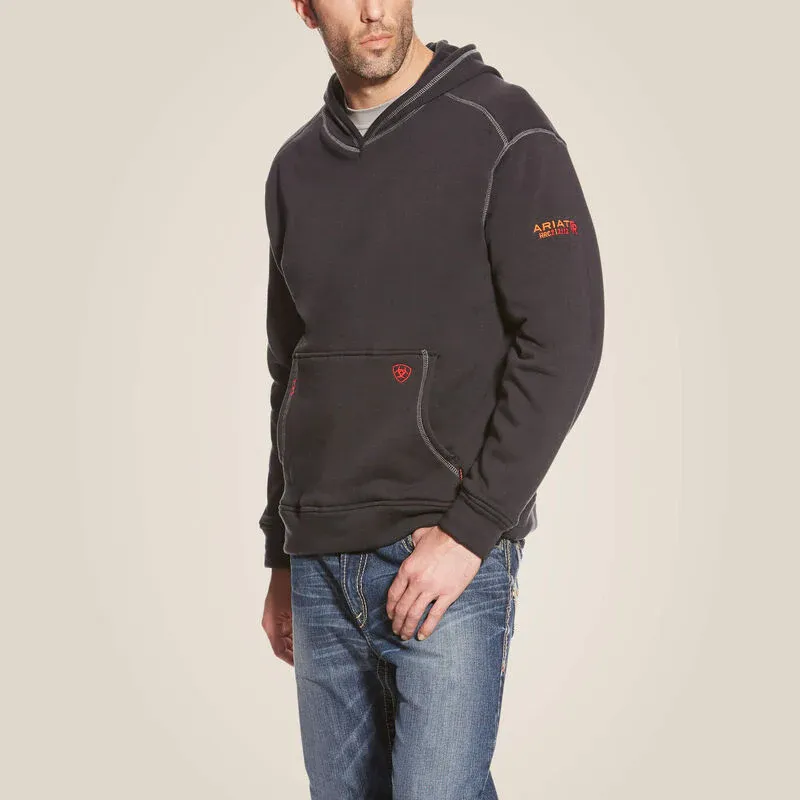 Ariat Men's Fire Resistant Polartec Hoodie - Black, Size: 4XL