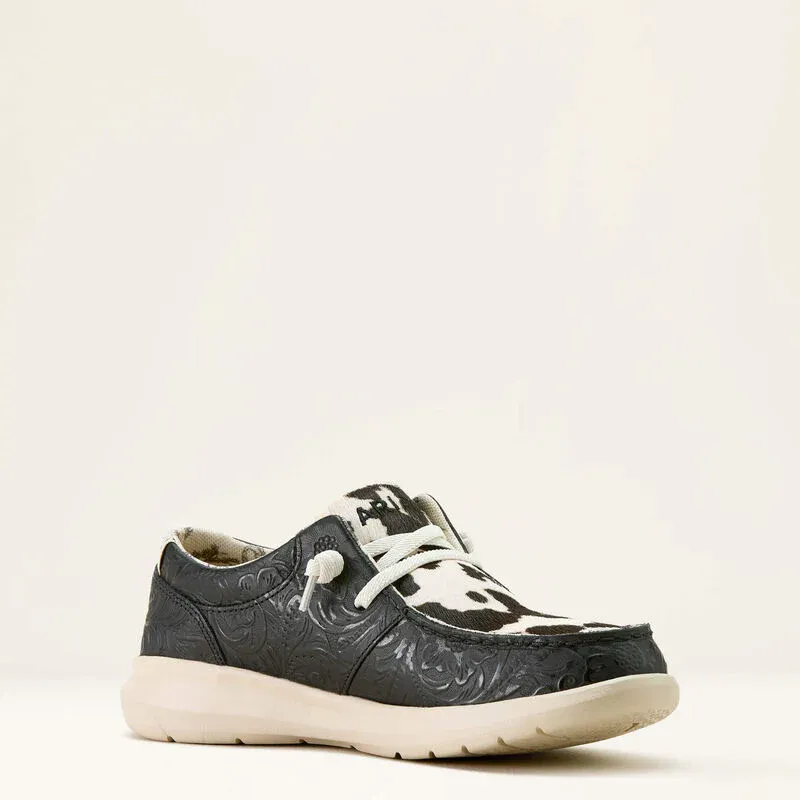 Ariat Women's Hair On Hilo Shoes - Black/White