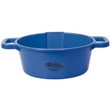 Weaver Leather Large Round Feed Pan - Multiple Colours, Color: Blue