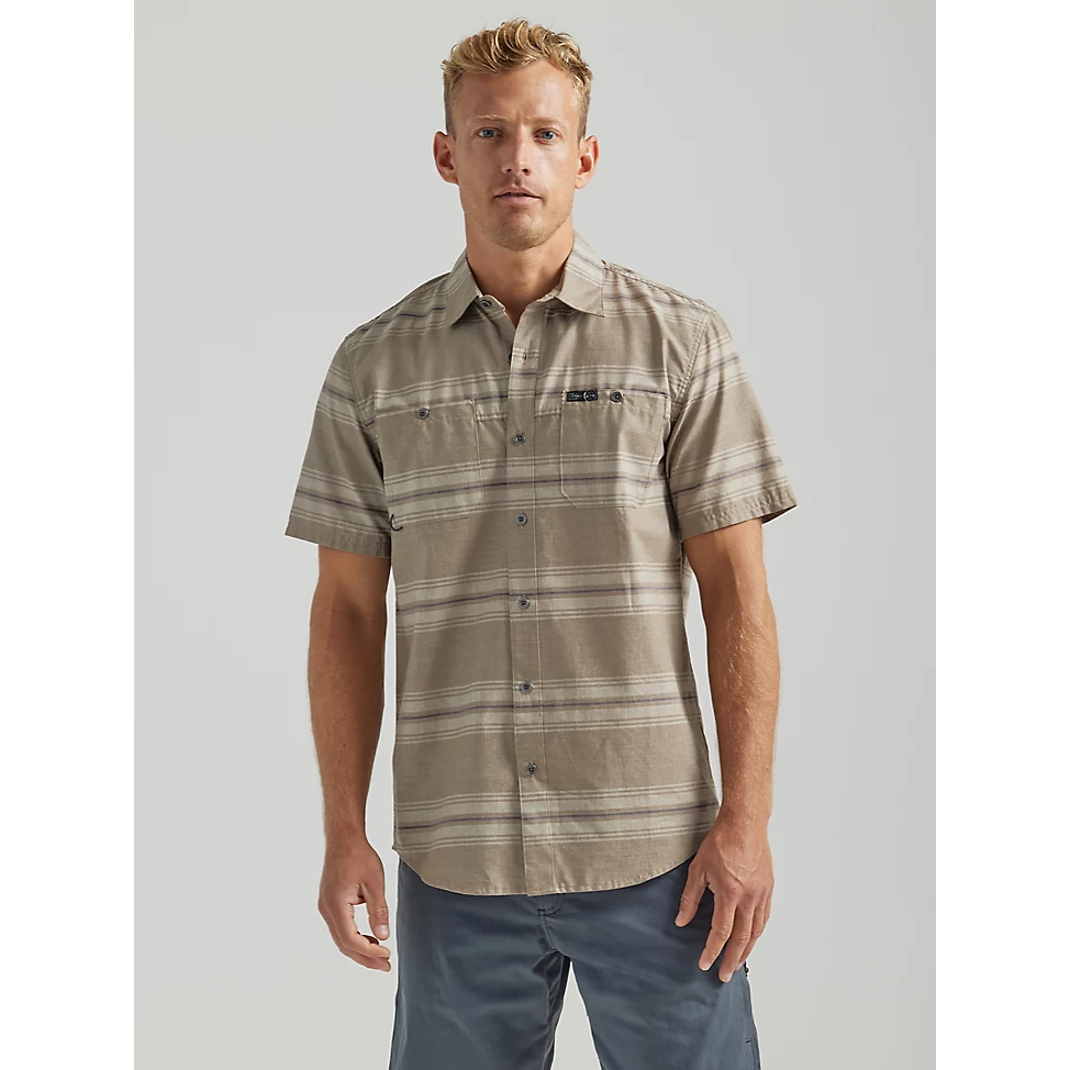 ATG by Wrangler Mens Breeze Shirt - Cherry Creek
