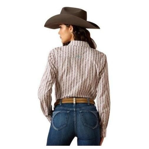 Ariat Women's Kirby Long Sleeve Stretch Shirt- Winsome Geo Print