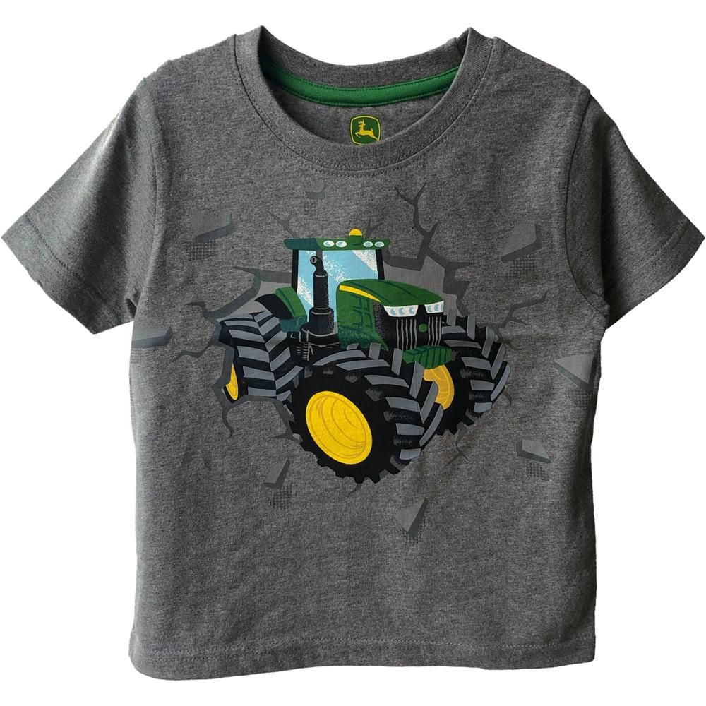 John Deere Tractor Wall T-Shirt, Size: 2T