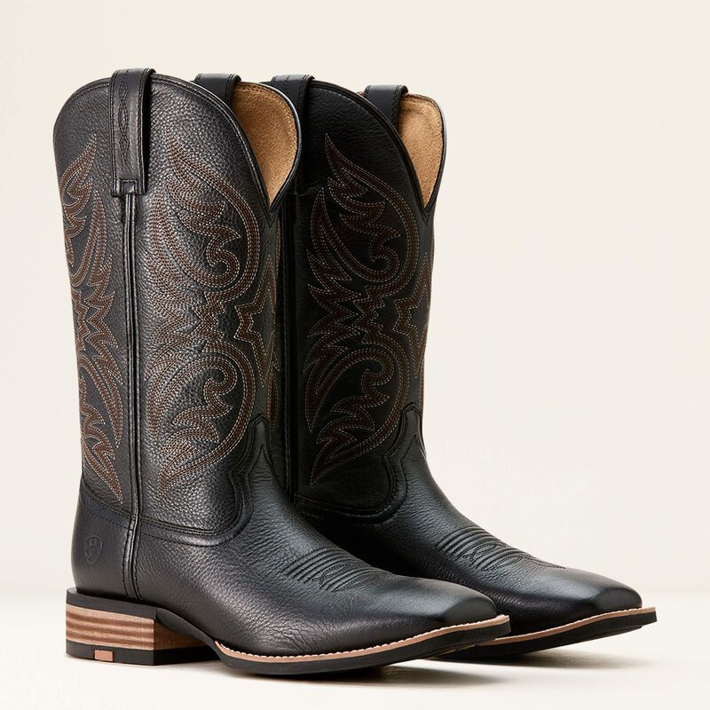Ariat Men's Ricochet Cowboy Boot - Black Carbon