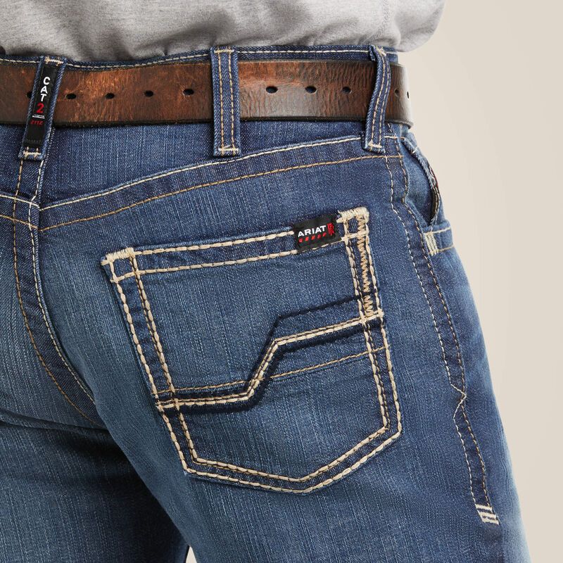 **Ariat Men's FR M5 Straight Truckee Stackable Straight Jeans - Ryley