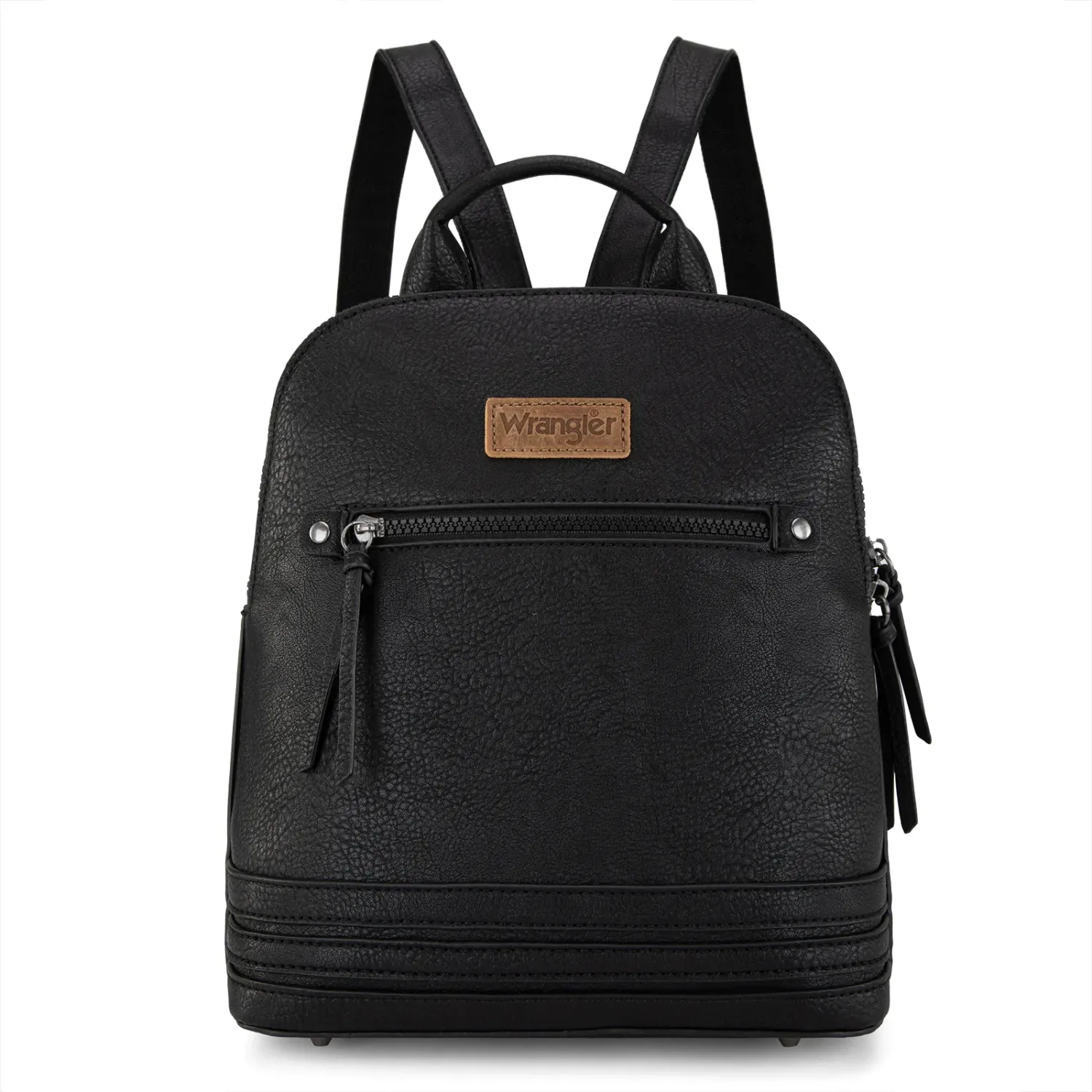 Wrangler Classic Dome Zippered Backpack- Multiple Colors, Color: Black