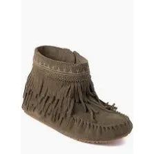 Manitobah Dancer Ankle Boot - Dark Olive
