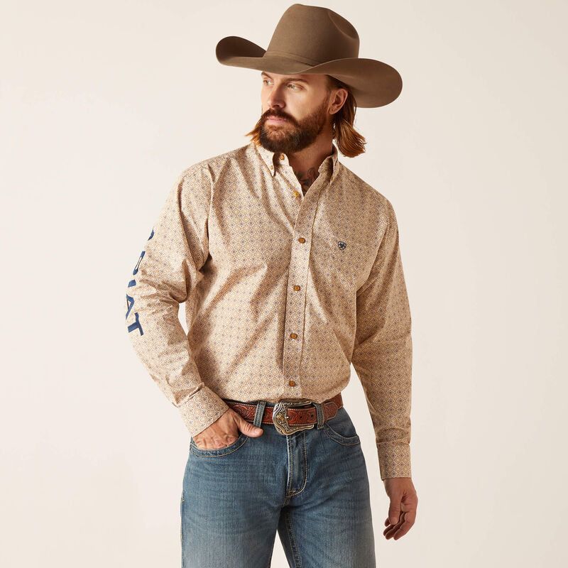 Ariat Men's Team Conrad Classic Fit Shirt - White
