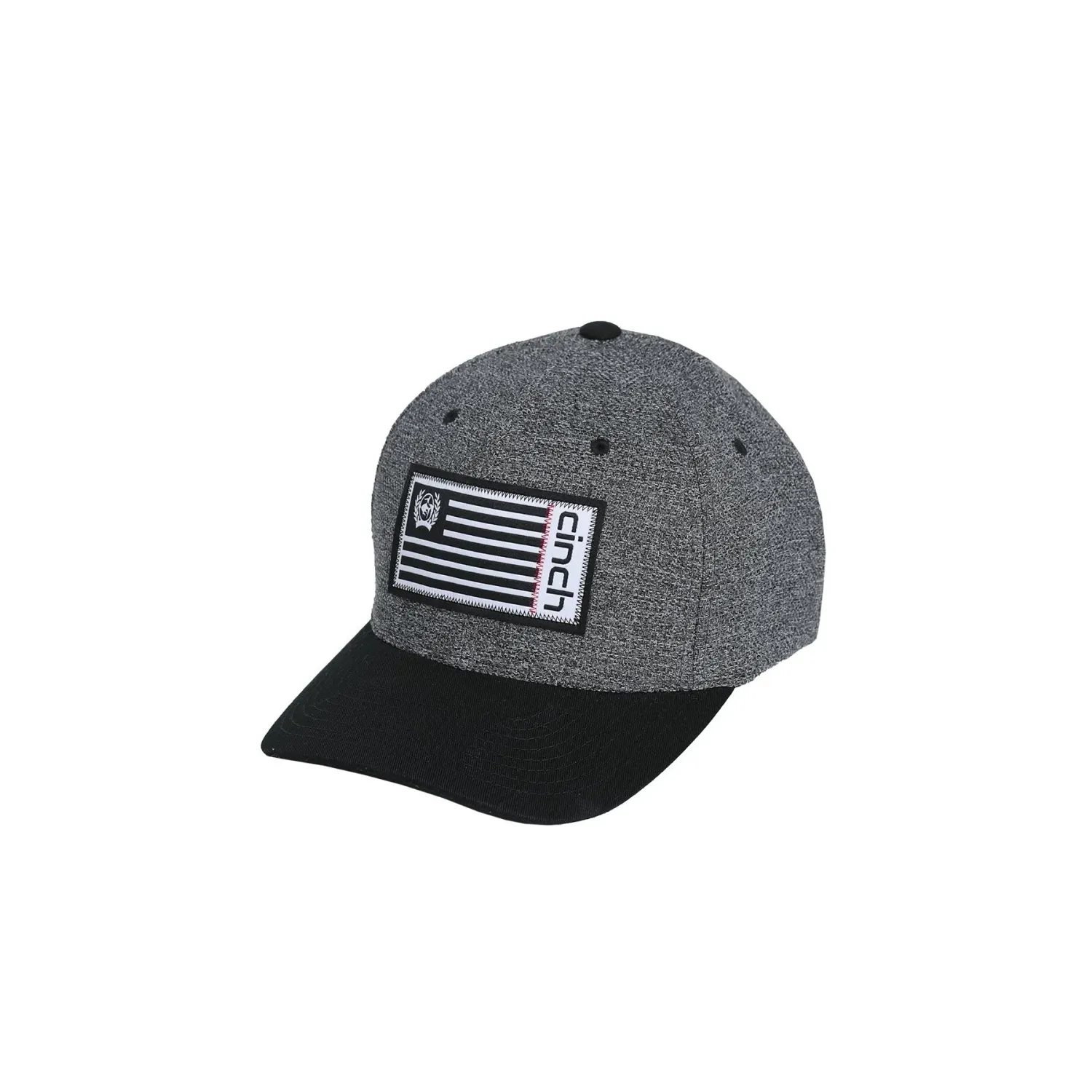 Cinch Men's Arena Flex Cap - Black/Gray, Size: S/M