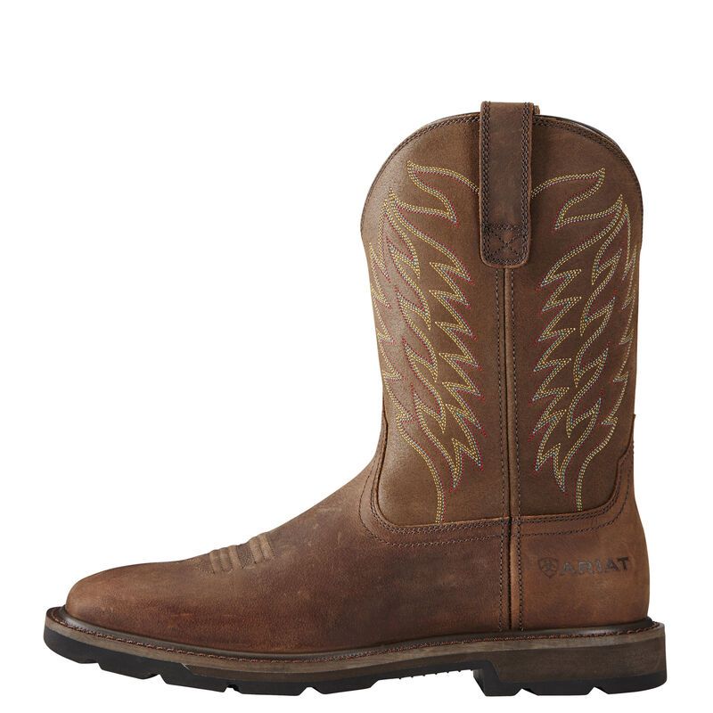 Ariat Men's Groundbreaker Work Boots - Brown - 10020059