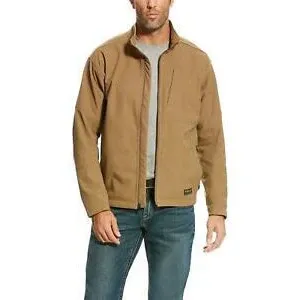 Ariat Men's Rebar Stretch Canvas Softshell Jacket, Fit: REGULAR, Size: SMALL