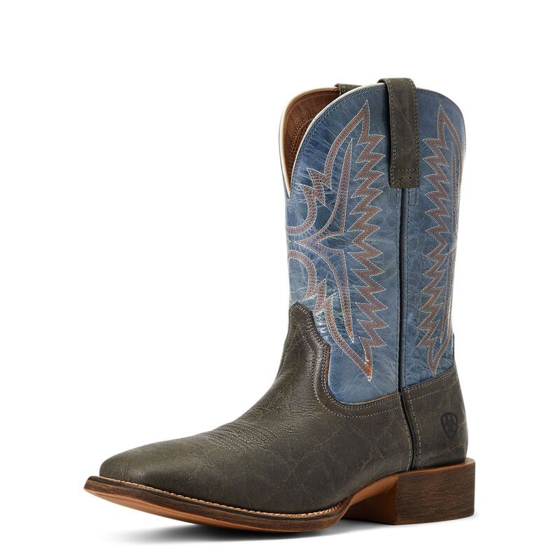 **Ariat Mens Sport Smokewagon Western Boots - Rampant Charcoal** FINAL SALE