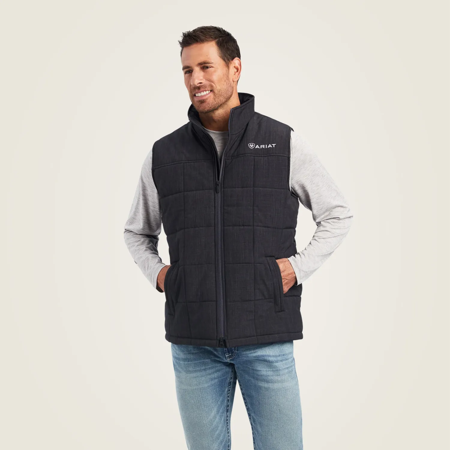 Ariat Men's Crius Insulated Vest - Phantom, Size: 3XLT
