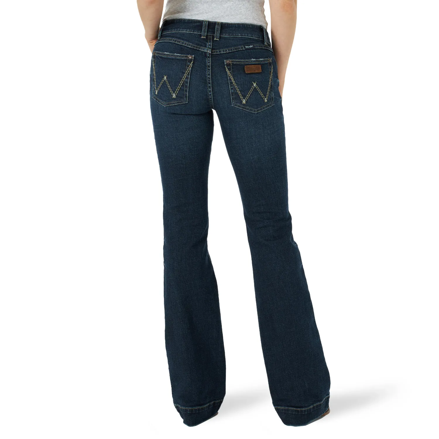 Wrangler Women's Retro Mae Mid Rise Trouser Jeans - Samantha, Length: 30, Waist: 0