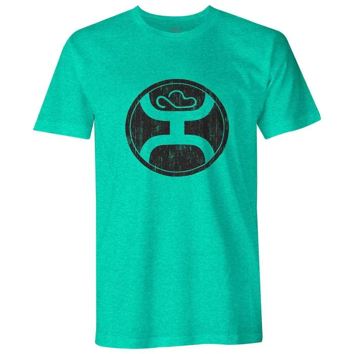 Hooey "2.0" Turquoise Heather Crew Neck, SizeID: SMALL