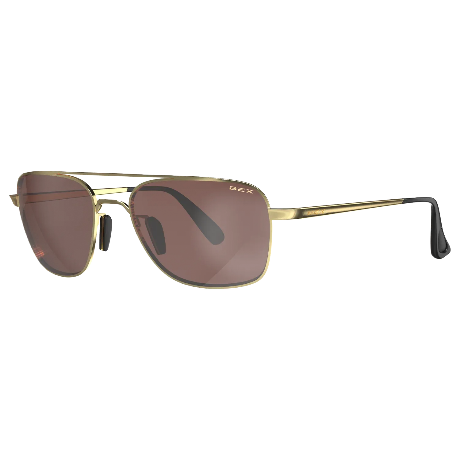BEX Sunglasses MACH - Variety of Colors, Color: Matt Gold/Brown