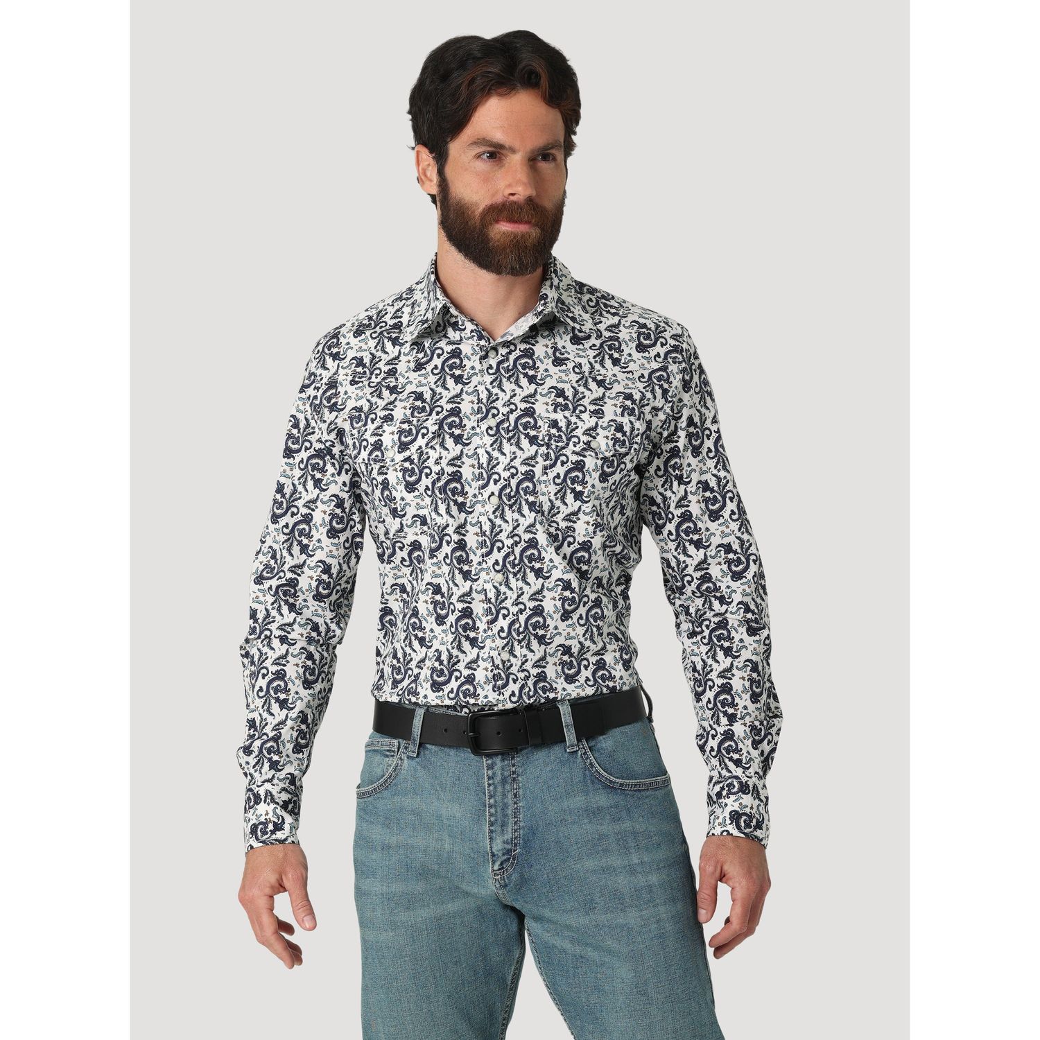 Wrangler Mens Western 20X LS Shirt - 112317141