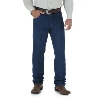 Wrangler Men's Cowboy Cut Relaxed Fit Jeans - Prewashed Indigo, Length: 30, Waist: 30