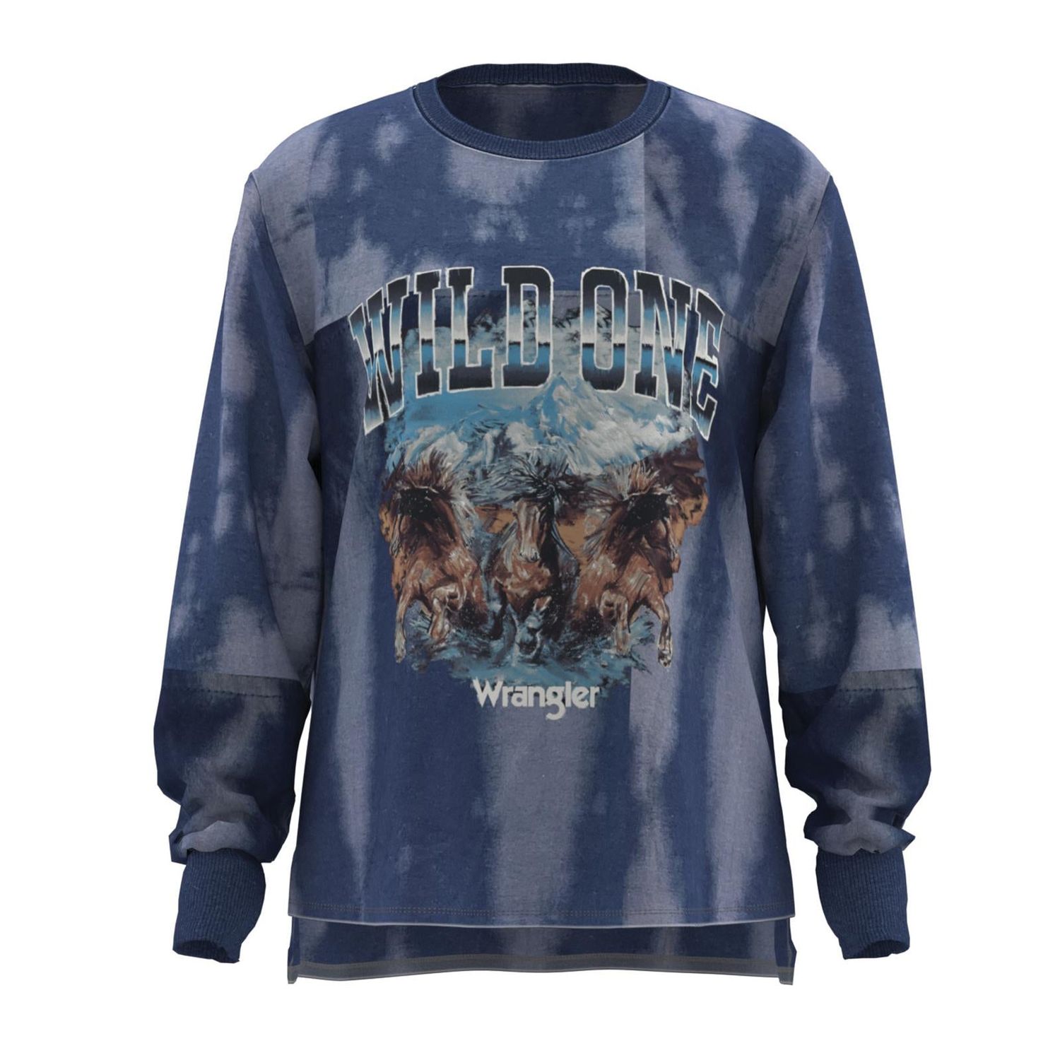 Wrangler Women's Retro Graphic Tee - Navy
