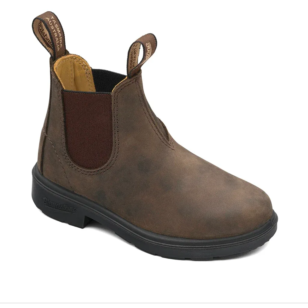 Blundstone Kid's #565 Boots - Rustic Brown, Size: 2
