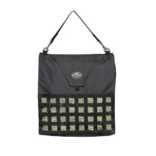Professional's Choice Slowfeed Hay Bag - Multiple Colours, Color: BLACK