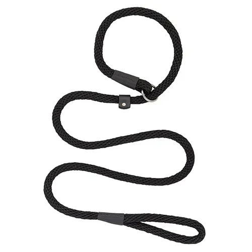 Weaver Poly Rope Slip Lead- Multiple Colours, Colour: 00-Black