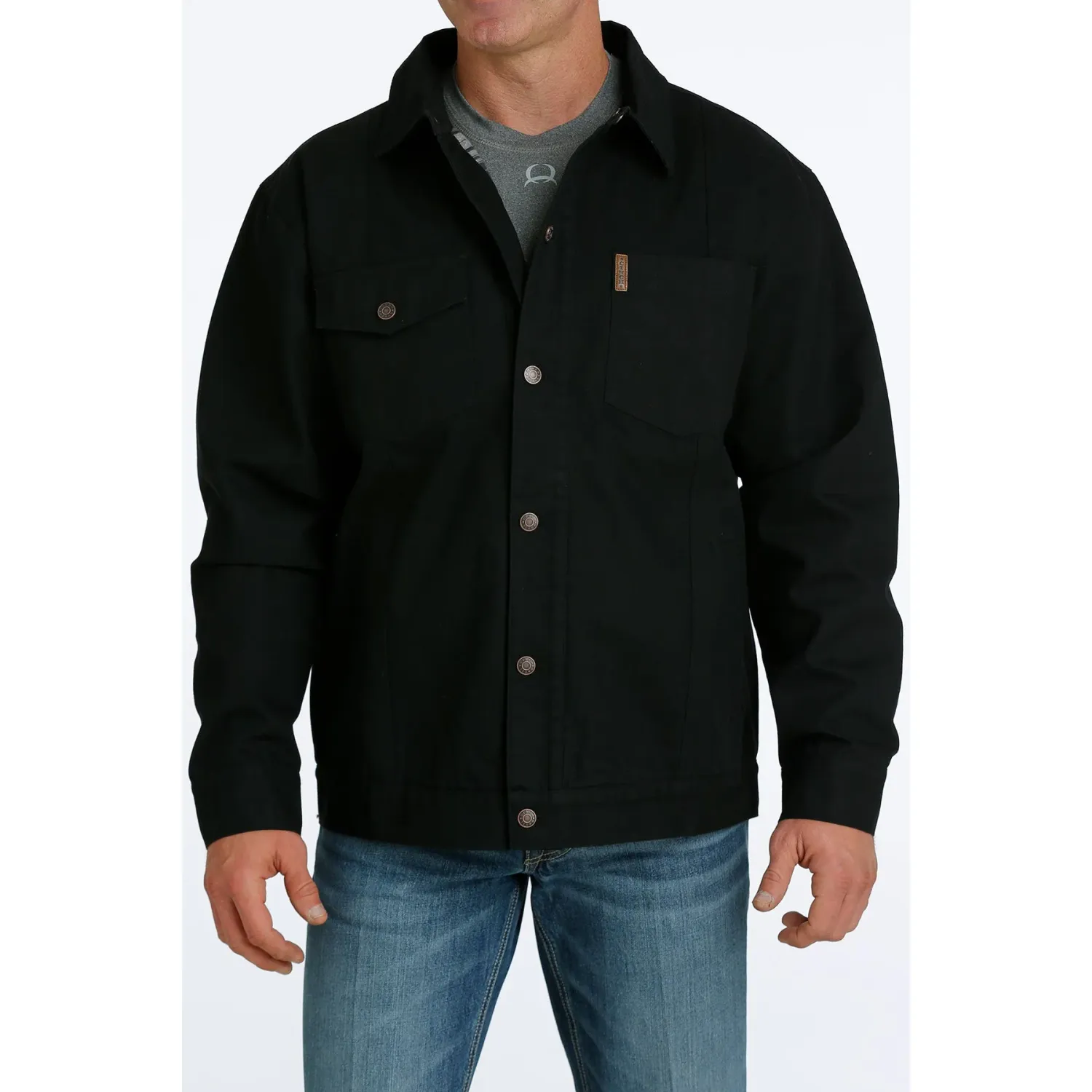 Cinch Men's Canvas Jacket Black