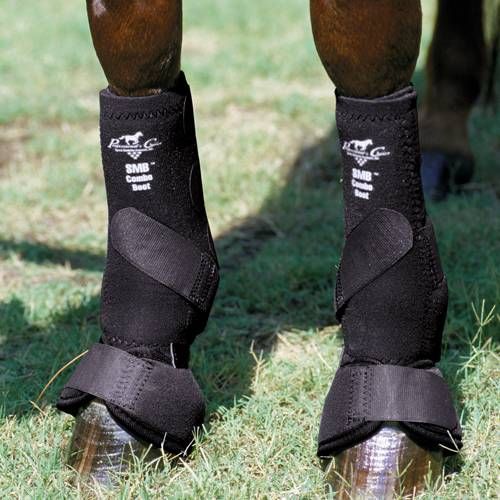 Professional's Choice SMB Combo Boots - Multiple Colours, Color: BLACK, Size: M