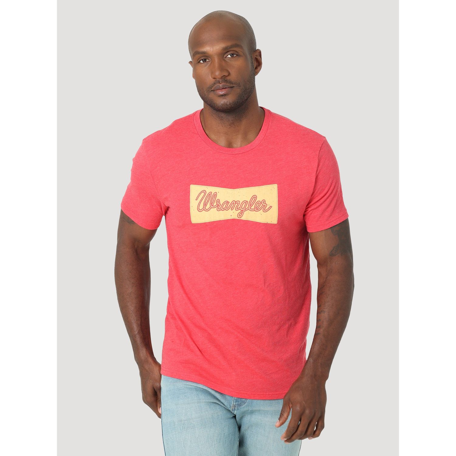 Wrangler Mens Graphic Tee Bow Rope Logo