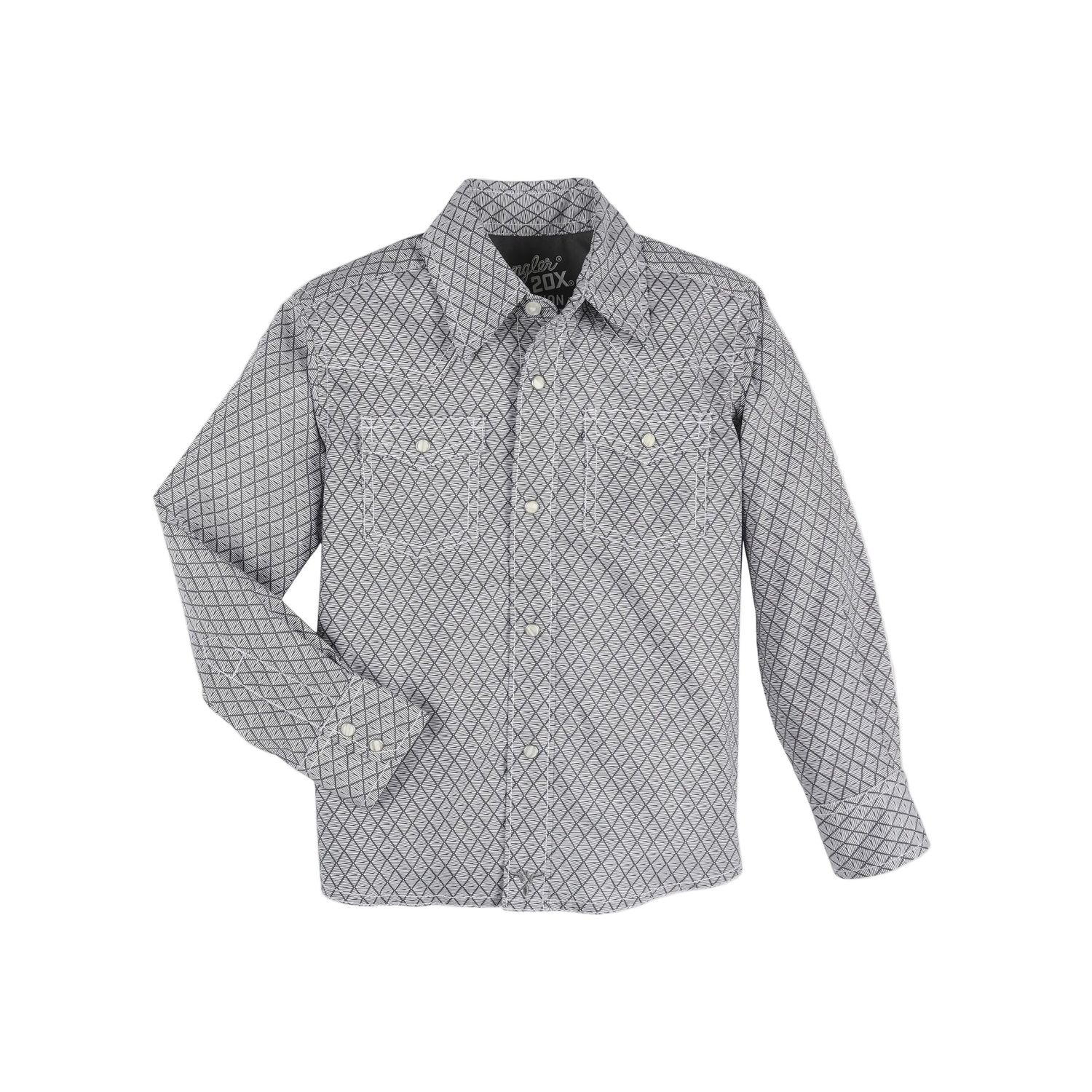 Wrangler Boy's 20X AC LS Shirt - Grey