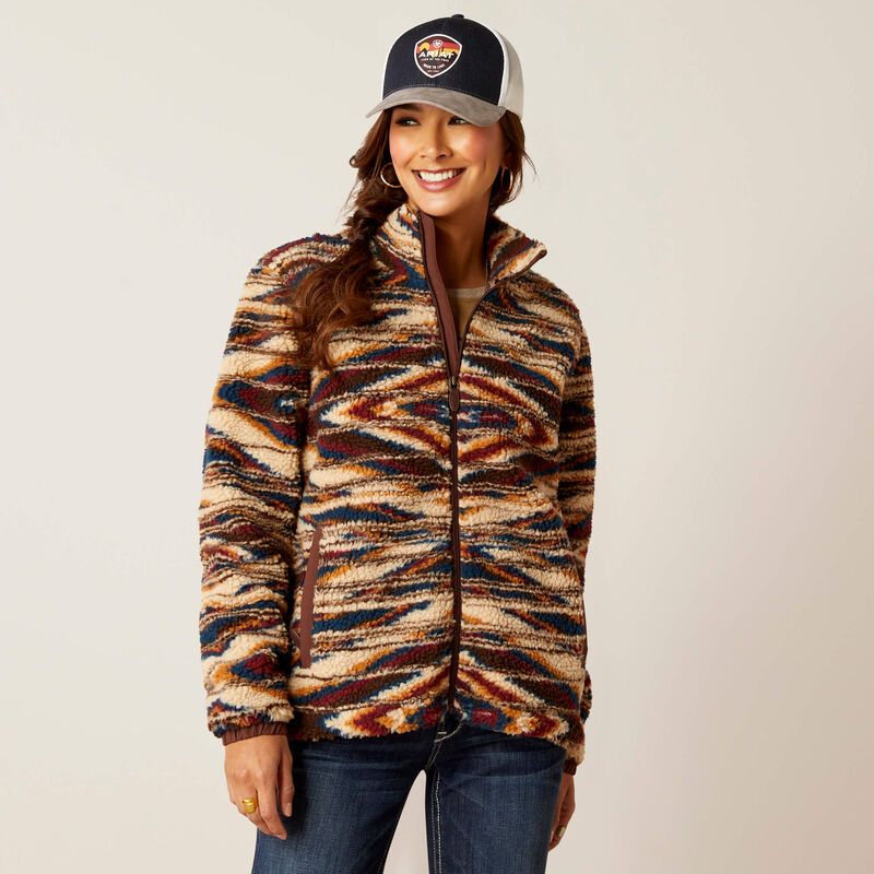 Ariat Women's Fleece Chimayo Jacket - Sunset Saltillo JCD