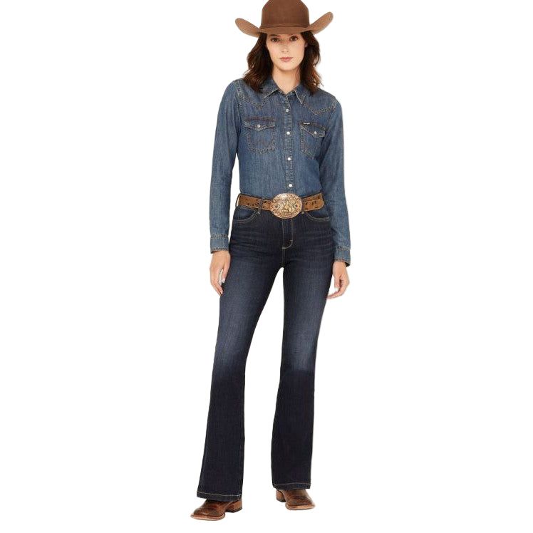 Wrangler Women's Bespoke High Rise Flare Jean - Madilyn